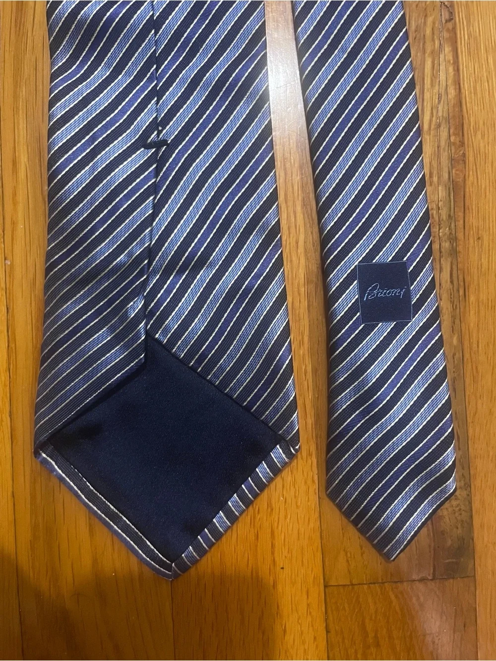 $395 Brioni Embroidered 100% Italian Silk Tie